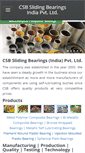 Mobile Screenshot of csbslidingbearings.com